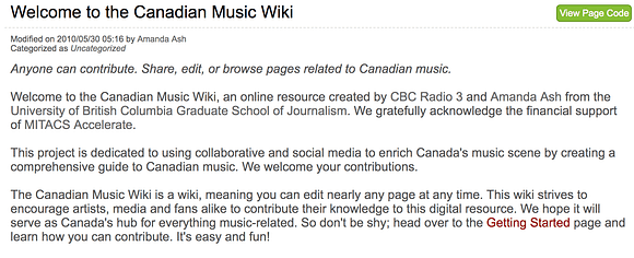 Canadian Music Wiki