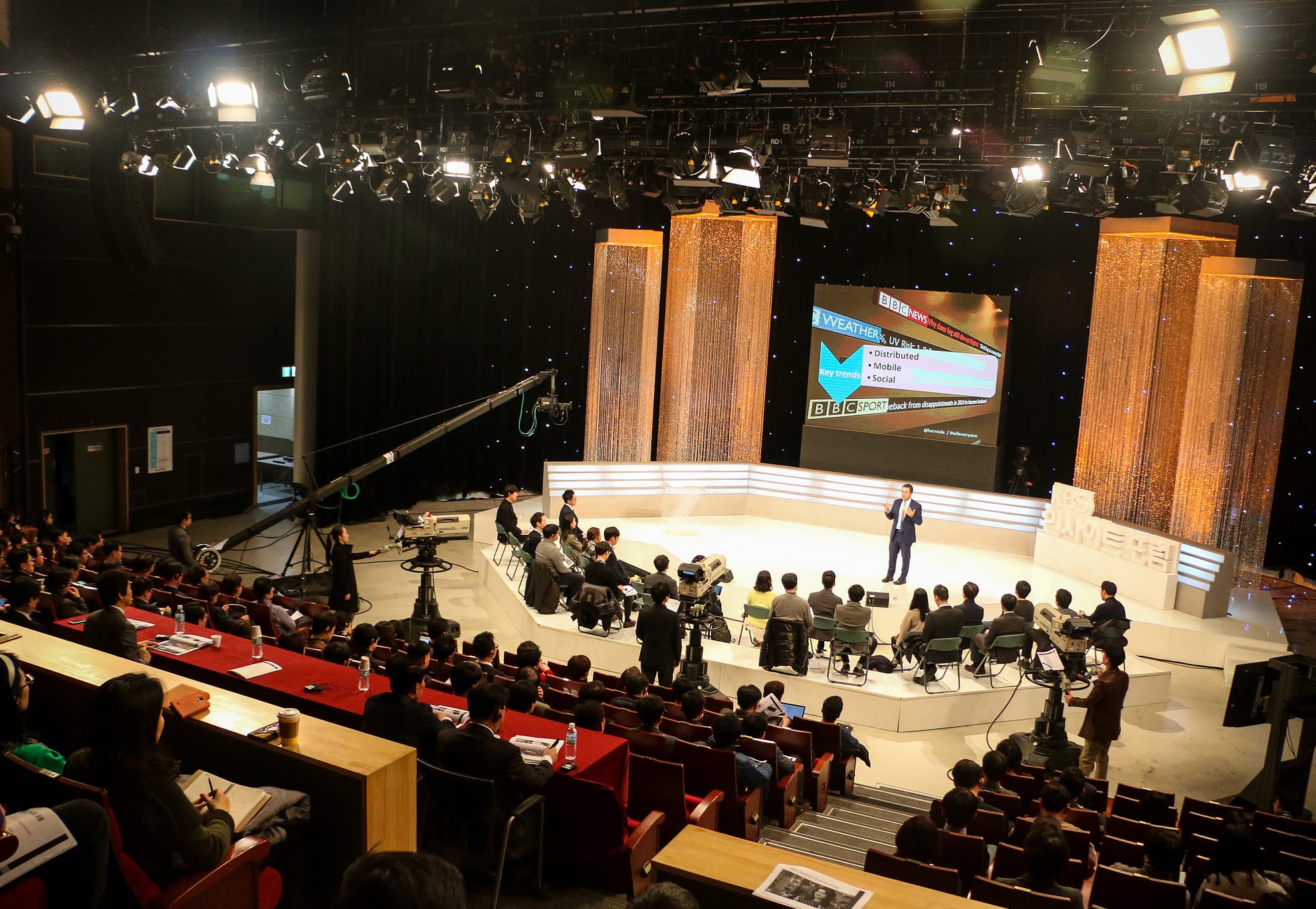 Alfred Hermida at KBS in South Korea