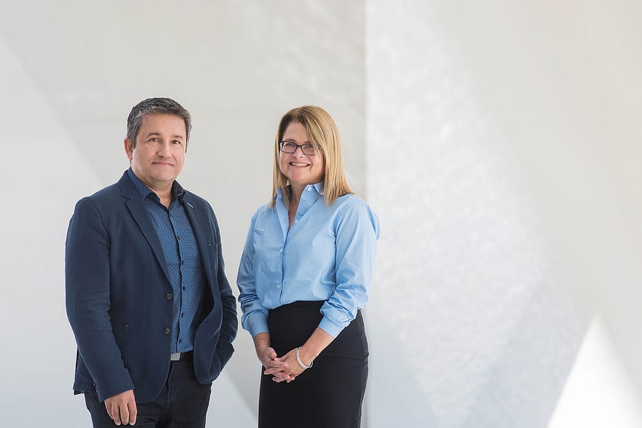 Alfred Hermida and Mary Lynn Young (Photo: Paul Joseph)